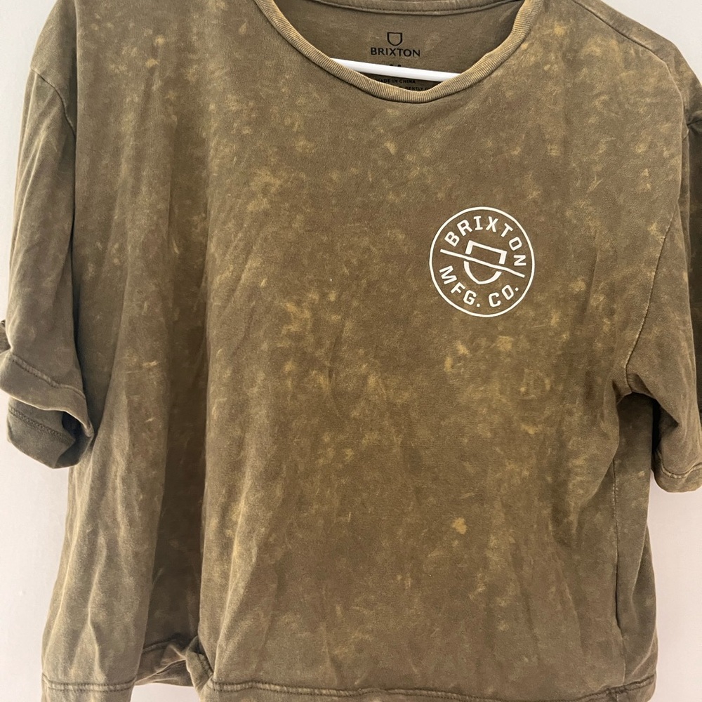 Brixton Olive Crop Top